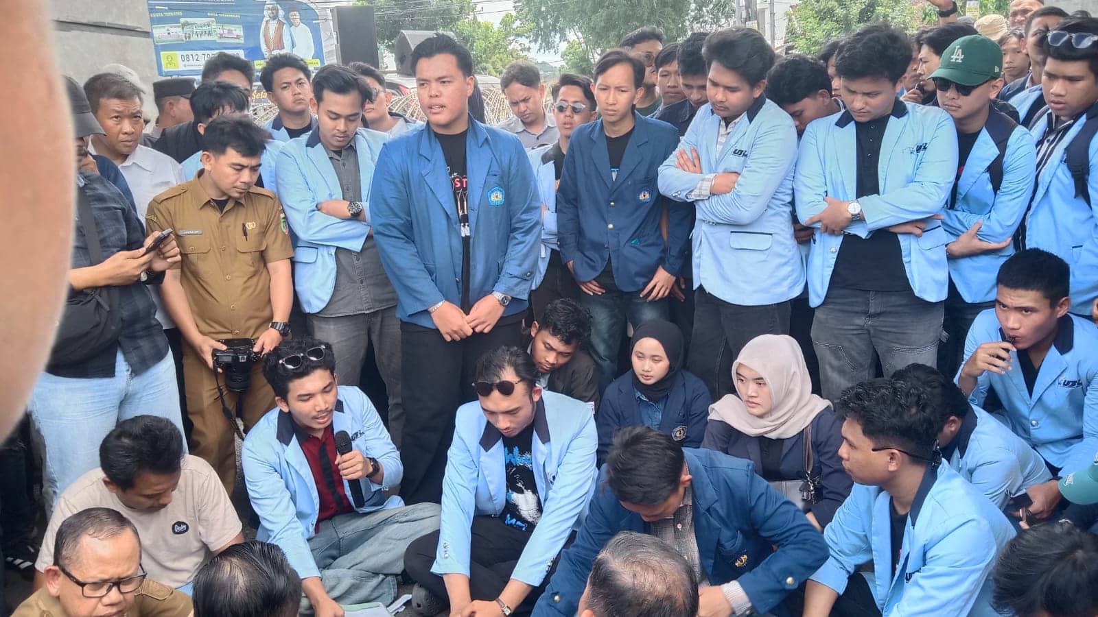 Mahasiswa Tuding Kejati Lampung Mandul
