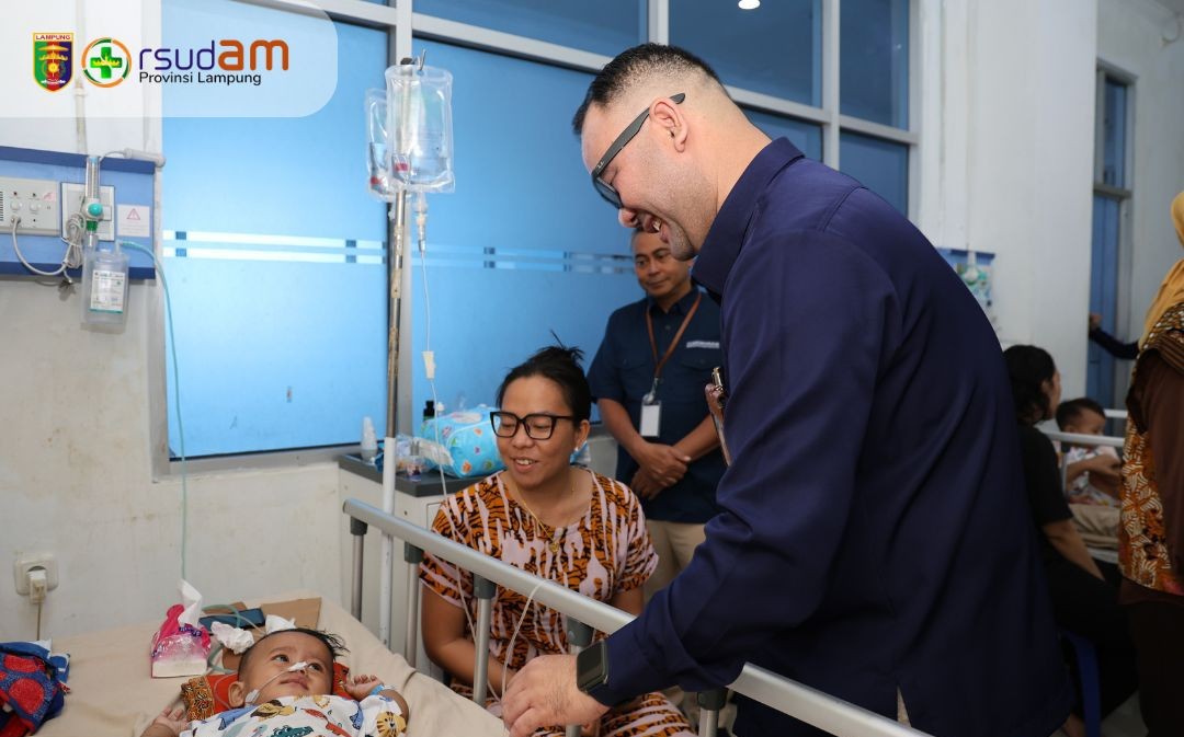 Direktur Jaminan Pelayanan Kesehatan BPJS Kesehatan Kunjungi RSUD Abdul Moeloek