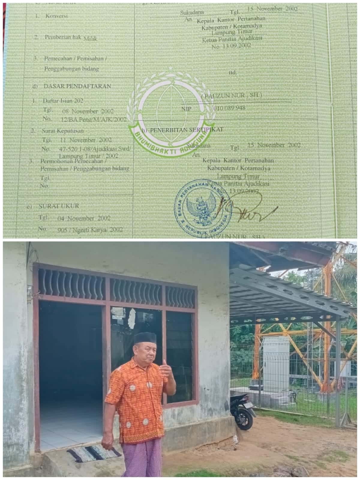 Diduga Pungli Program Ajudikasi 2002, Warga Lampung Timur Minta Aparat Segera Tangkap Mantan Kadus