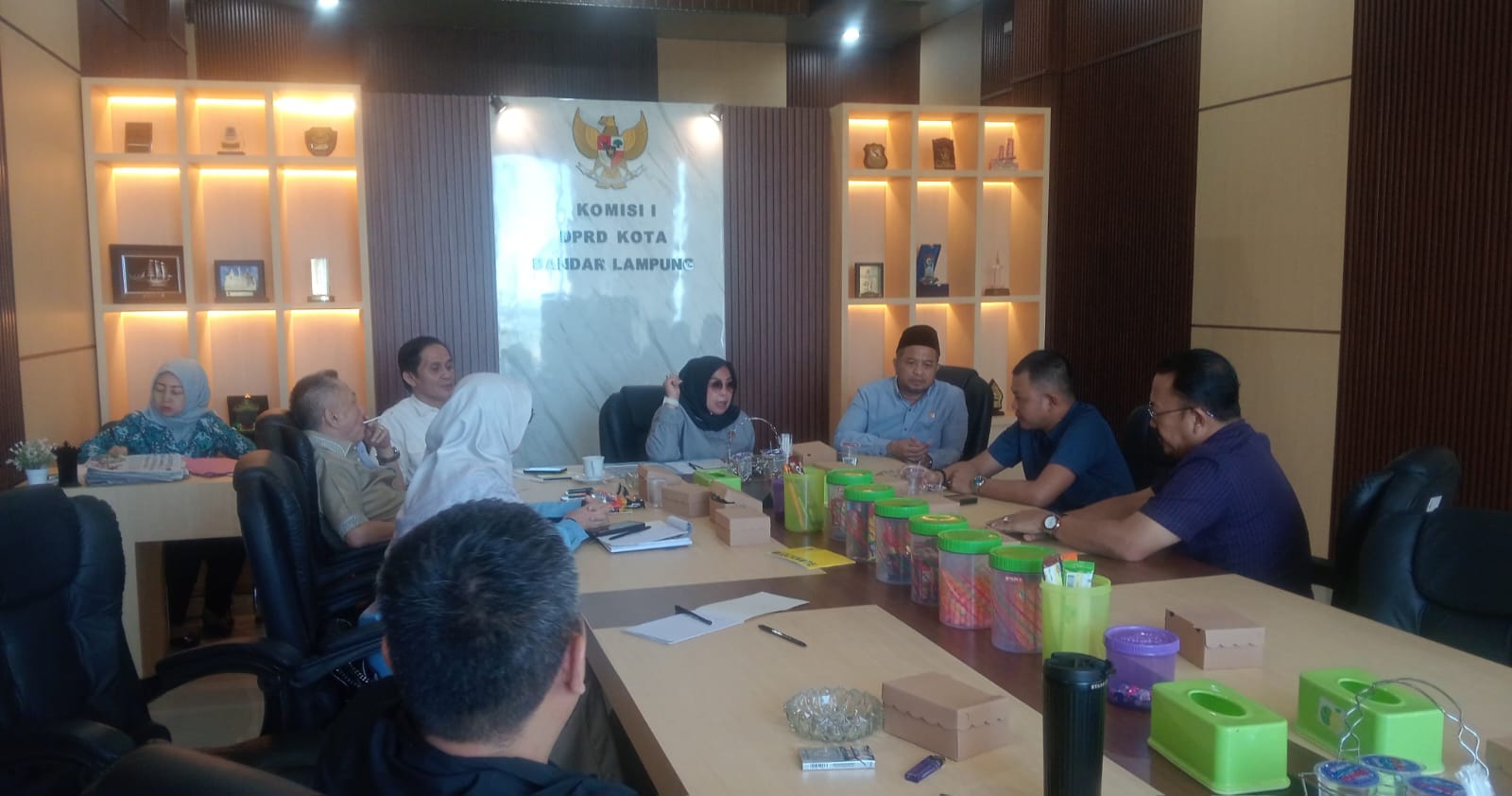 DPRD Balam Hearing Pengusaha Kopi