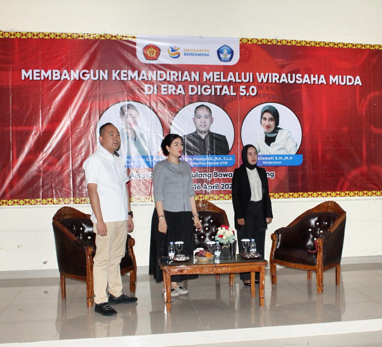 FH UTB Gelar Seminar Wirausaha Muda di Era Digital