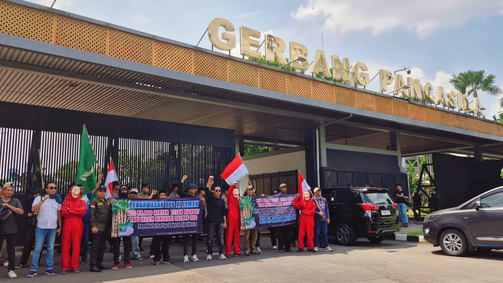 Aksi TRIGA Lampung di Jakarta: Desak DPR RI dan Kejaksaan Agung Tuntaskan Konflik Agraria PT SGC