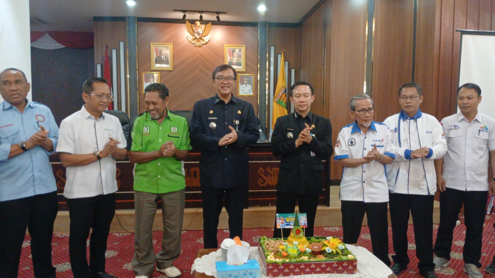 Sekdaprov Terima Audiensi Buruh