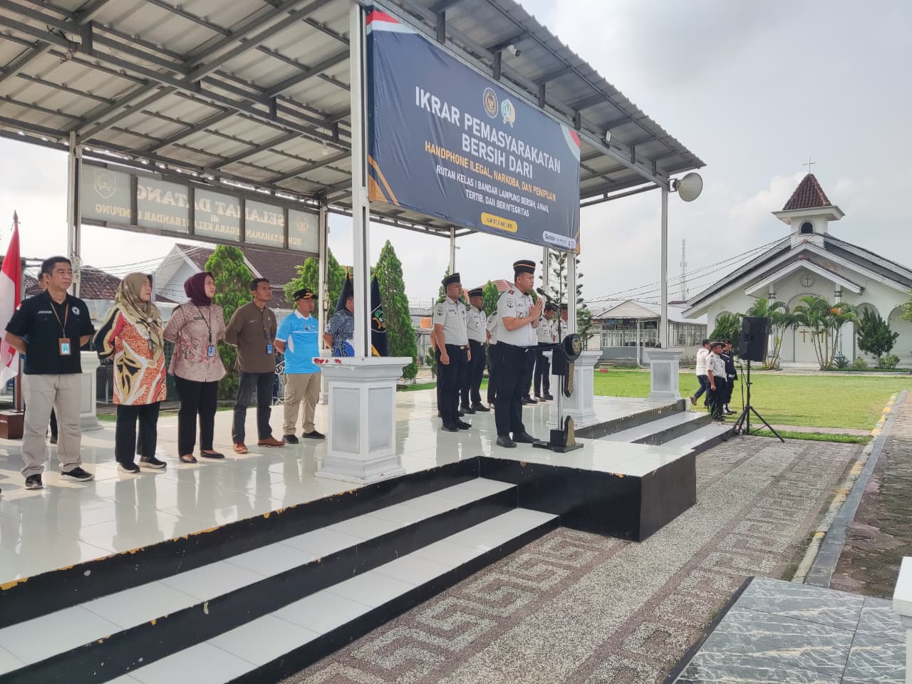 Rutan Kelas I Bandar Lampung Gelar Ikrar Bersih dari HP Ilegal