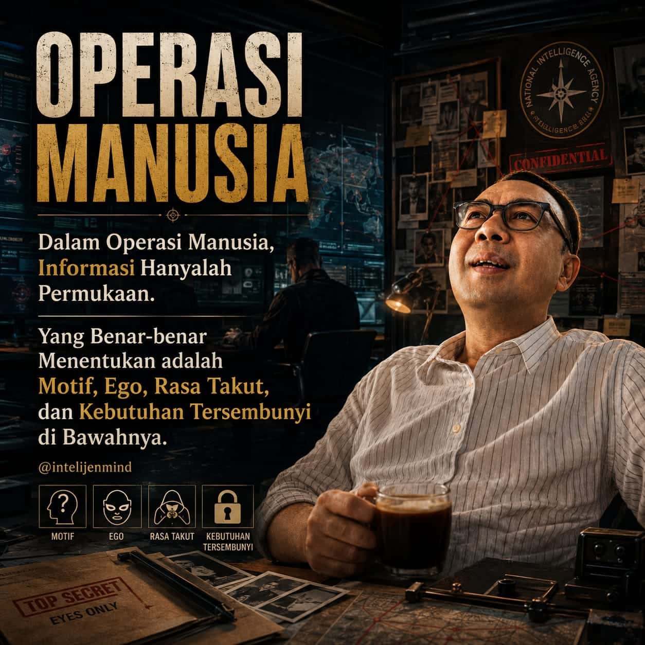 Operasi Manusia: Mengapa Ego dan Rasa Takut Lebih Penting dari Informasi?