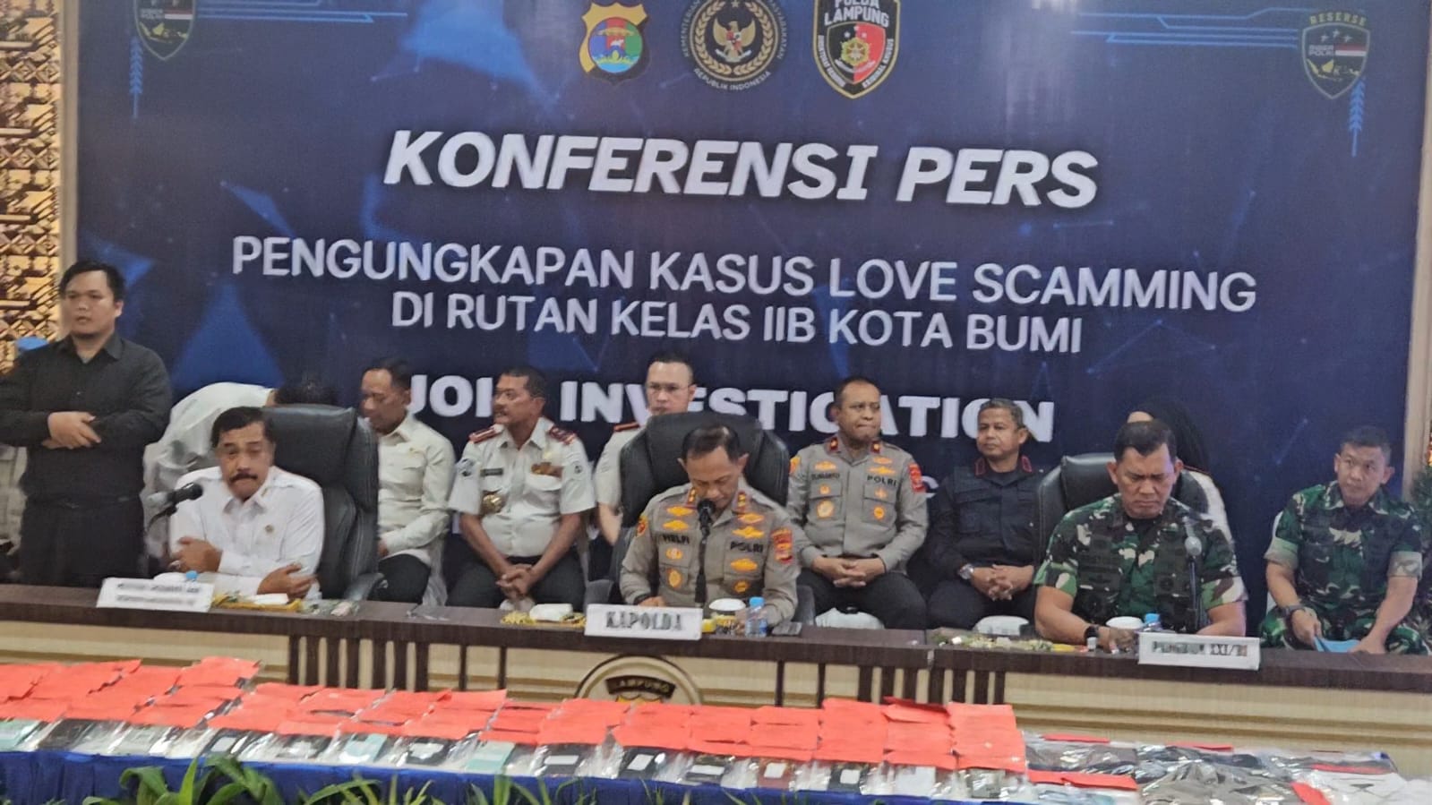 137 Napi Rutan Kotabumi Diduga Terlibat Love Scamming