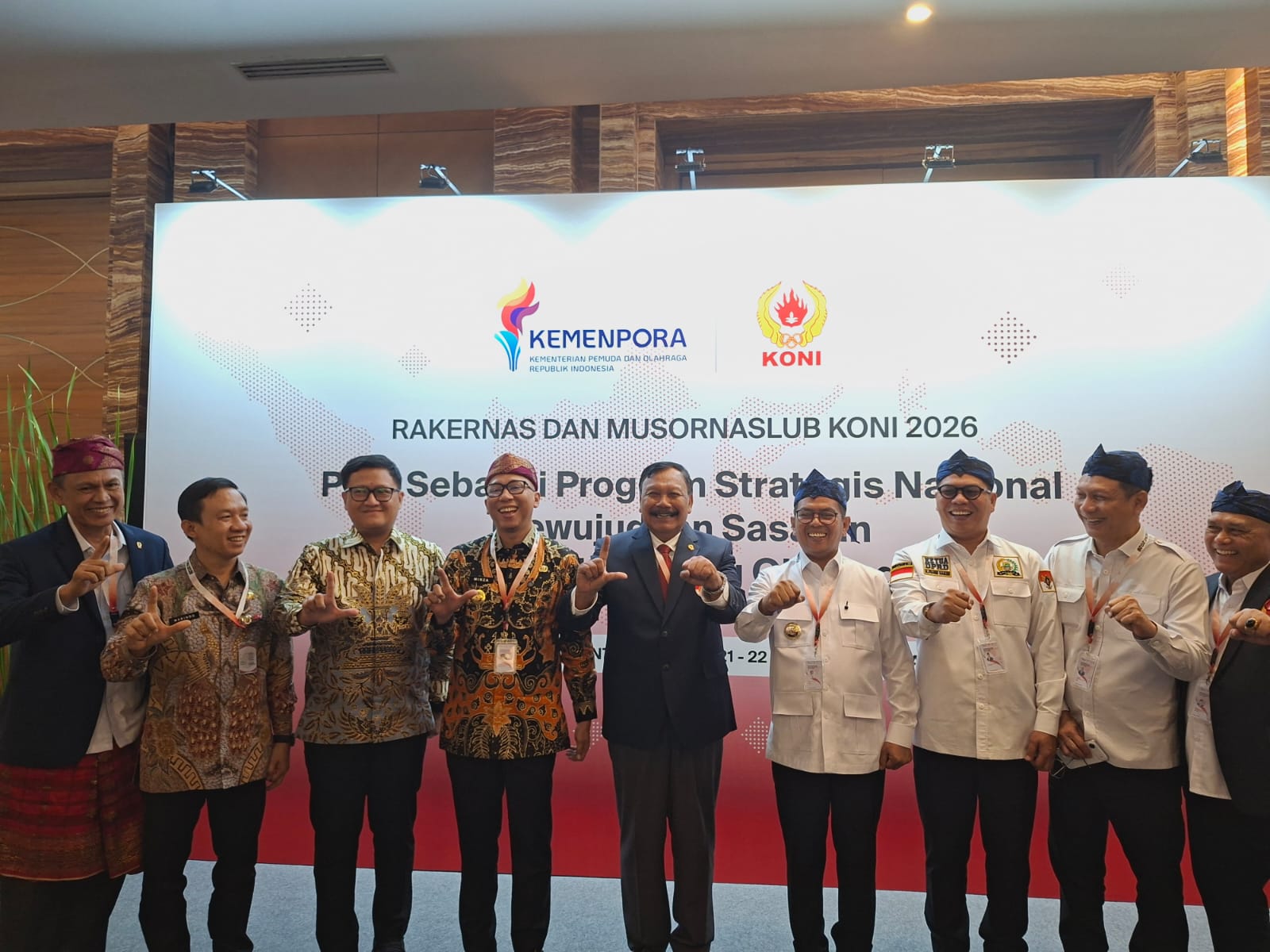 Gebernur Sebut Rakernas KONI Jadi Momentum Kebangkitan Olahraga Lampung