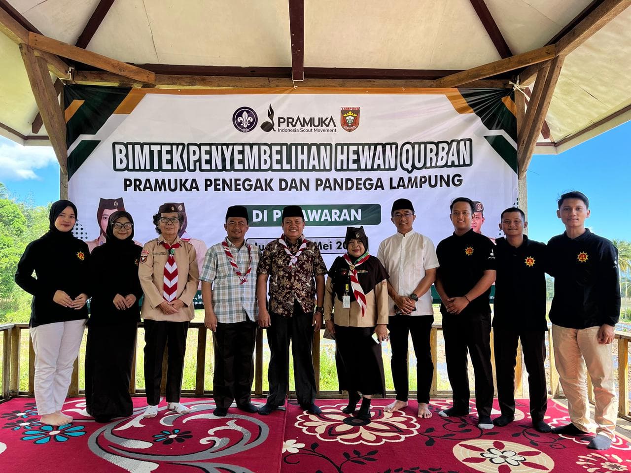 Rawat Tradisi Keagamaan, DKD Lampung Gelar Bimtek dan Kurban di Pesawaran
