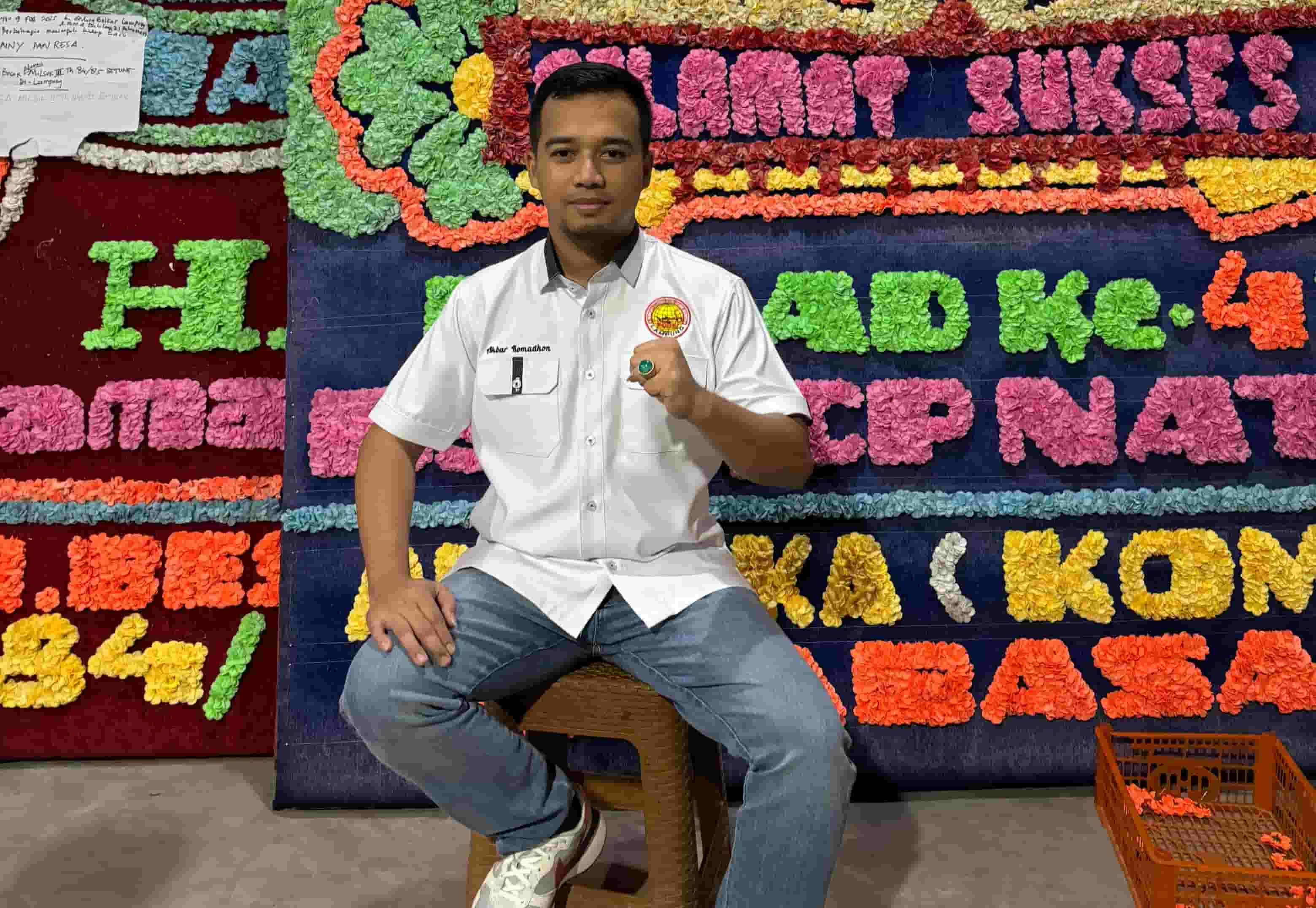 Pengusaha Muda Lampung Ini Bangun Usaha Papan Bunga hingga Punya Jaringan Nasional