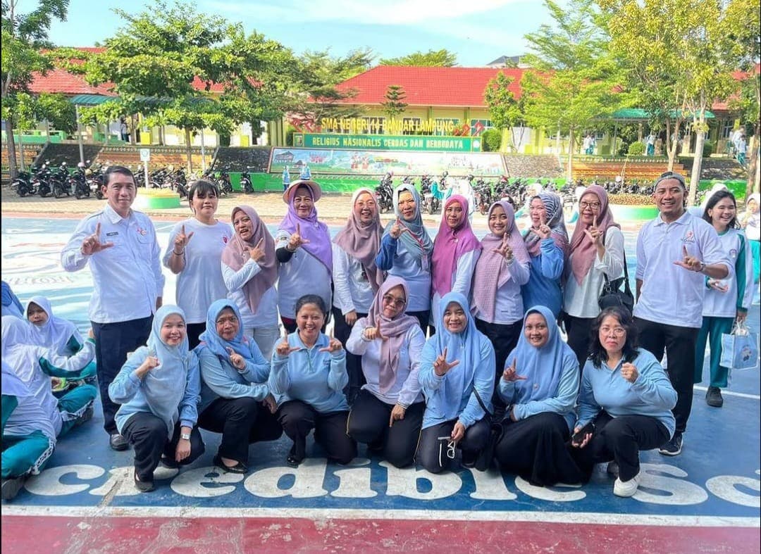 Puskesmas Kemiling Bersama Dinkes Kota Bandar Lampung Gelar Gerakan Aksi Bergizi