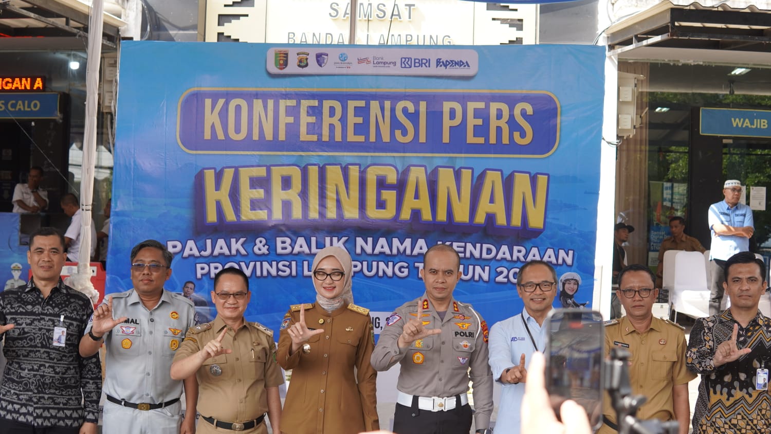 BRI Kanca Teluk Betung Dukung Program Keringanan Pajak Kendaraan 2026
