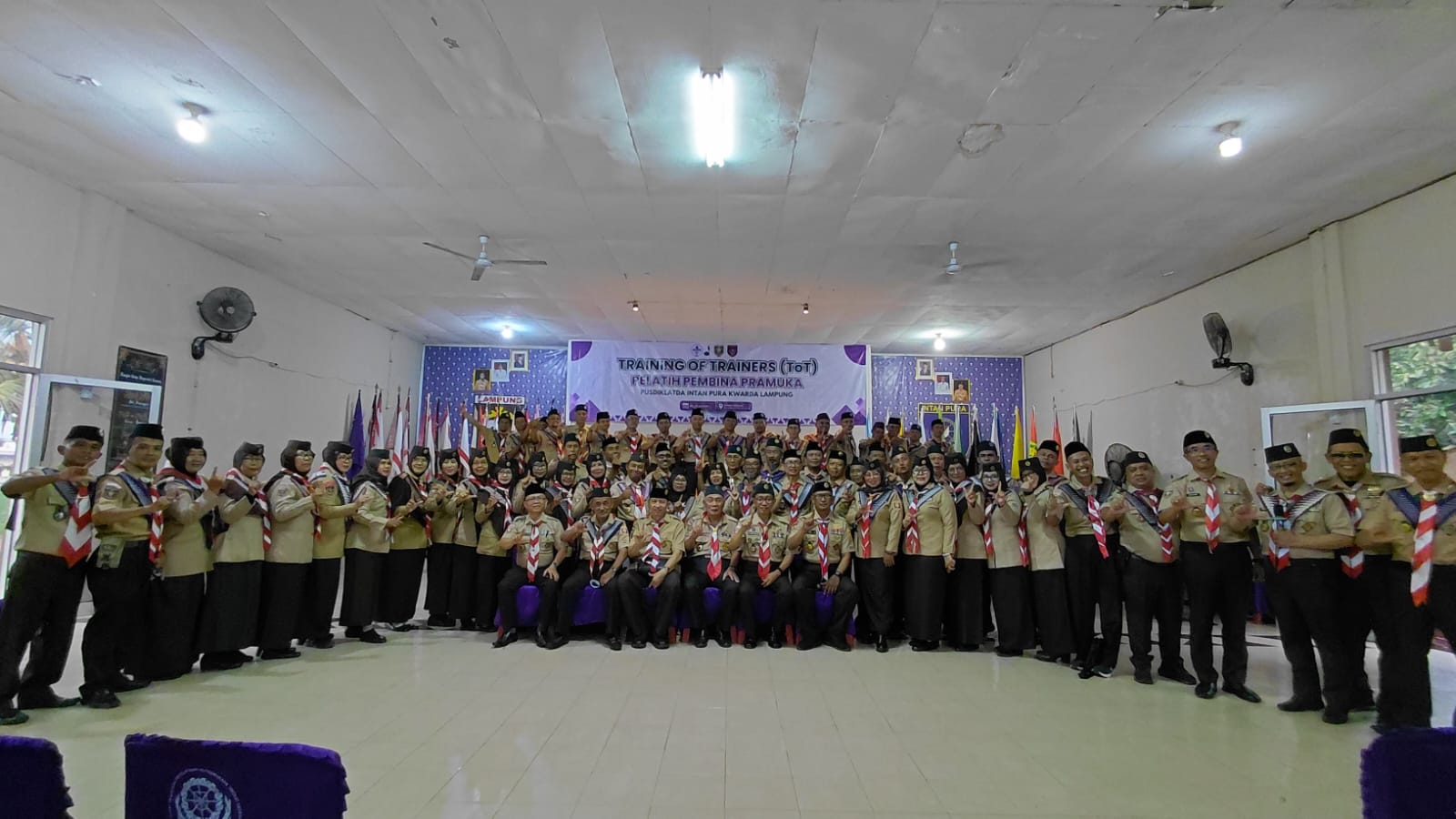 Waka Binawasa Kwarda Lampung Buka ToT Pelatih Pembina Pramuka 2026