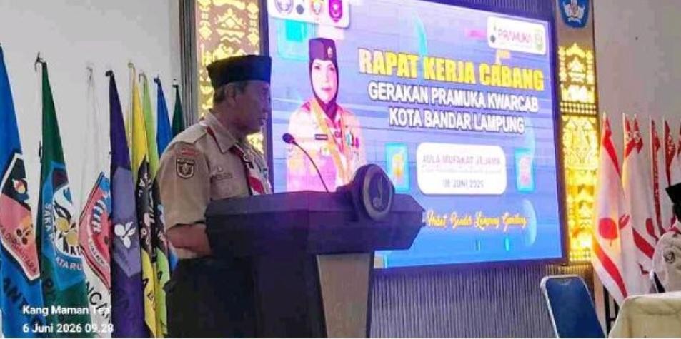 Ketua Kwarda Lampung Ajak Pramuka Manfaatkan Lahan Pekarangan untuk Dukung Ketahanan Pangan