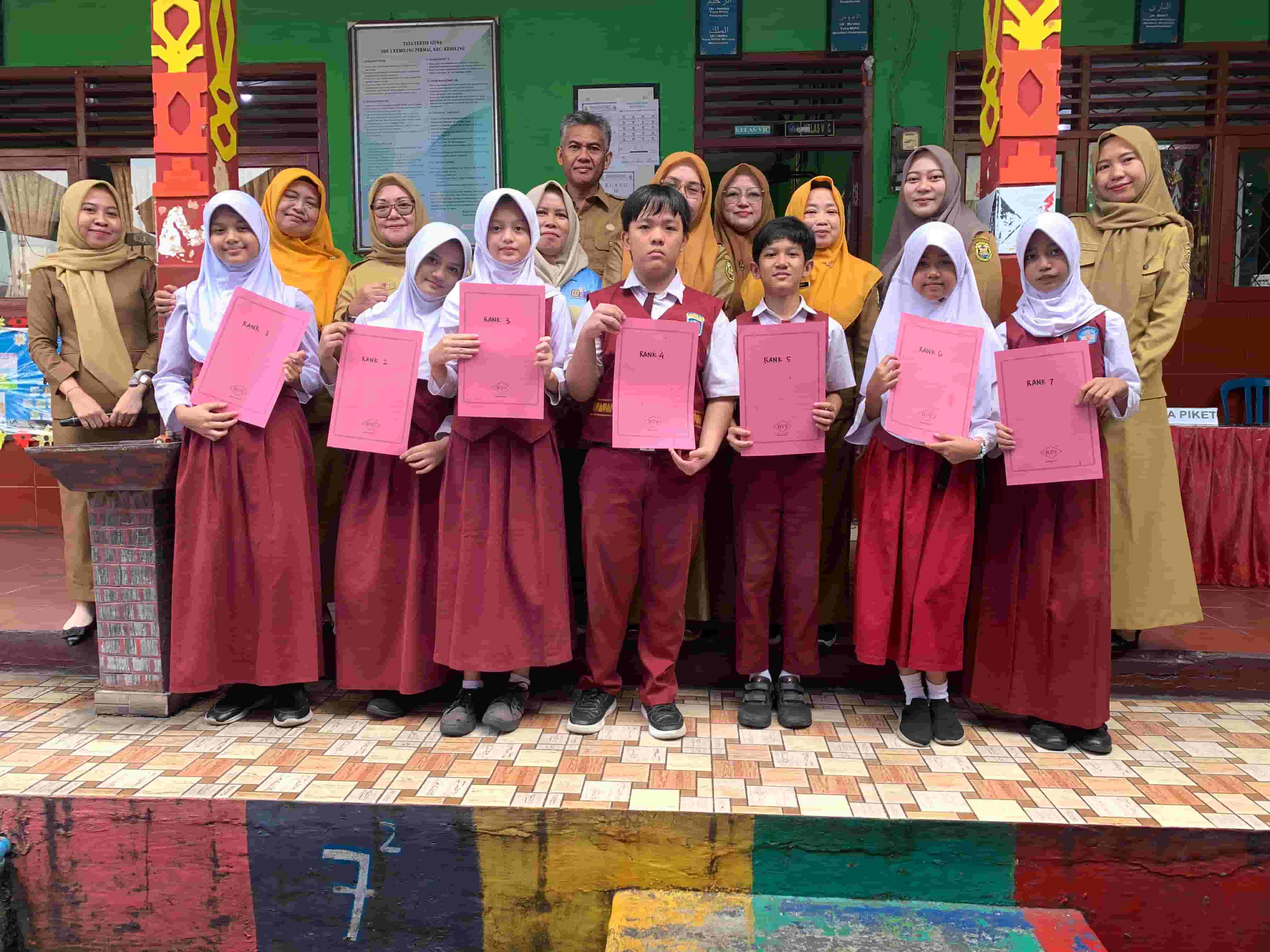 SDN 3 Kemiling Permai Bagikan SKL dan Rapor, 83 Siswa Lulus 100 Persen