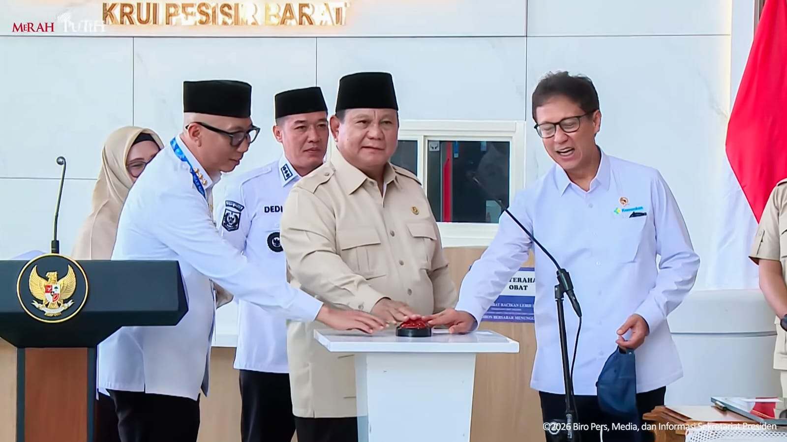 Gubernur Dampingi Presiden Resmikan RSUD