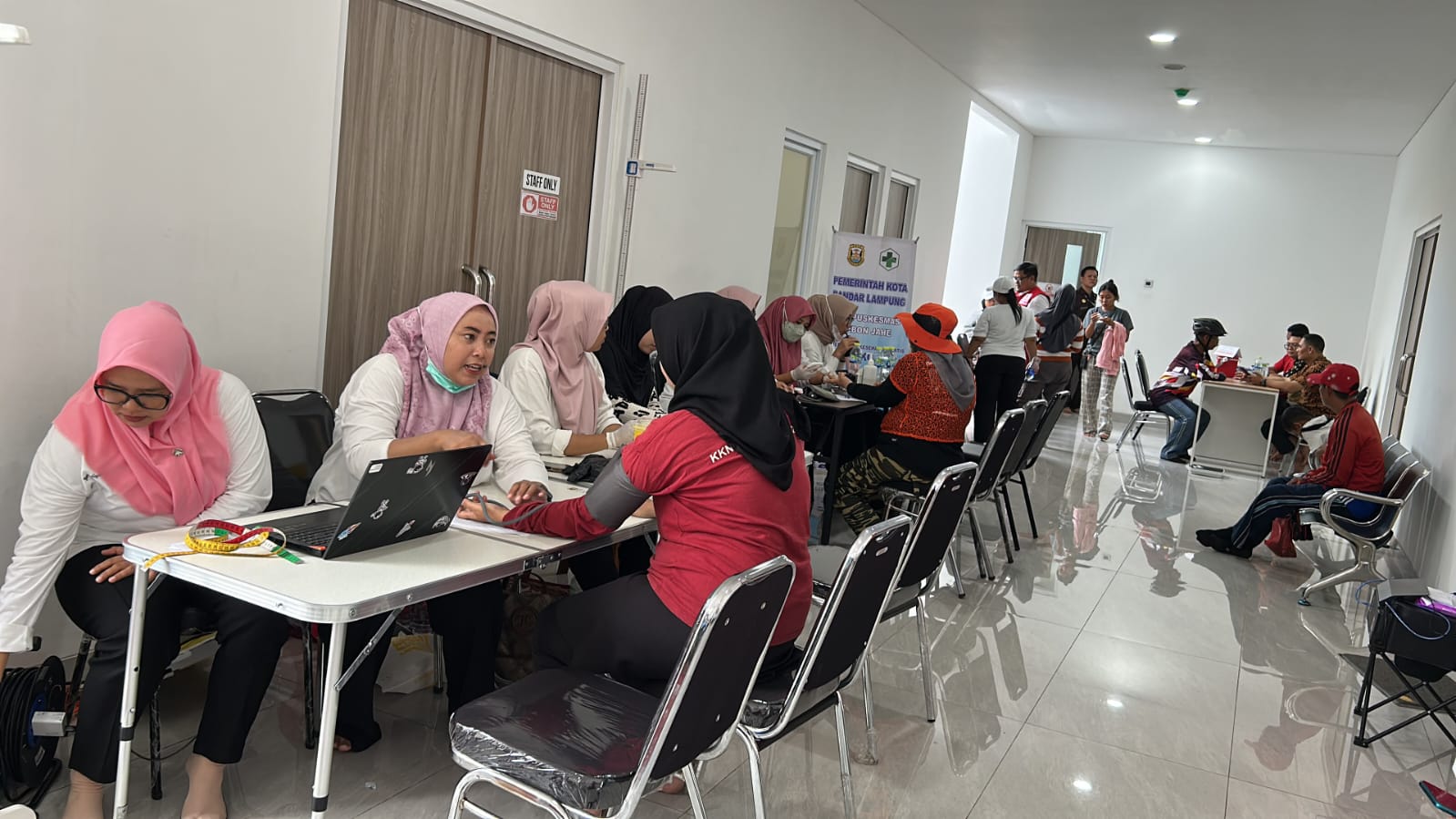 UPT Puskesmas Kebon Jahe dan PPSM Gelar Cek Kesehatan Gratis