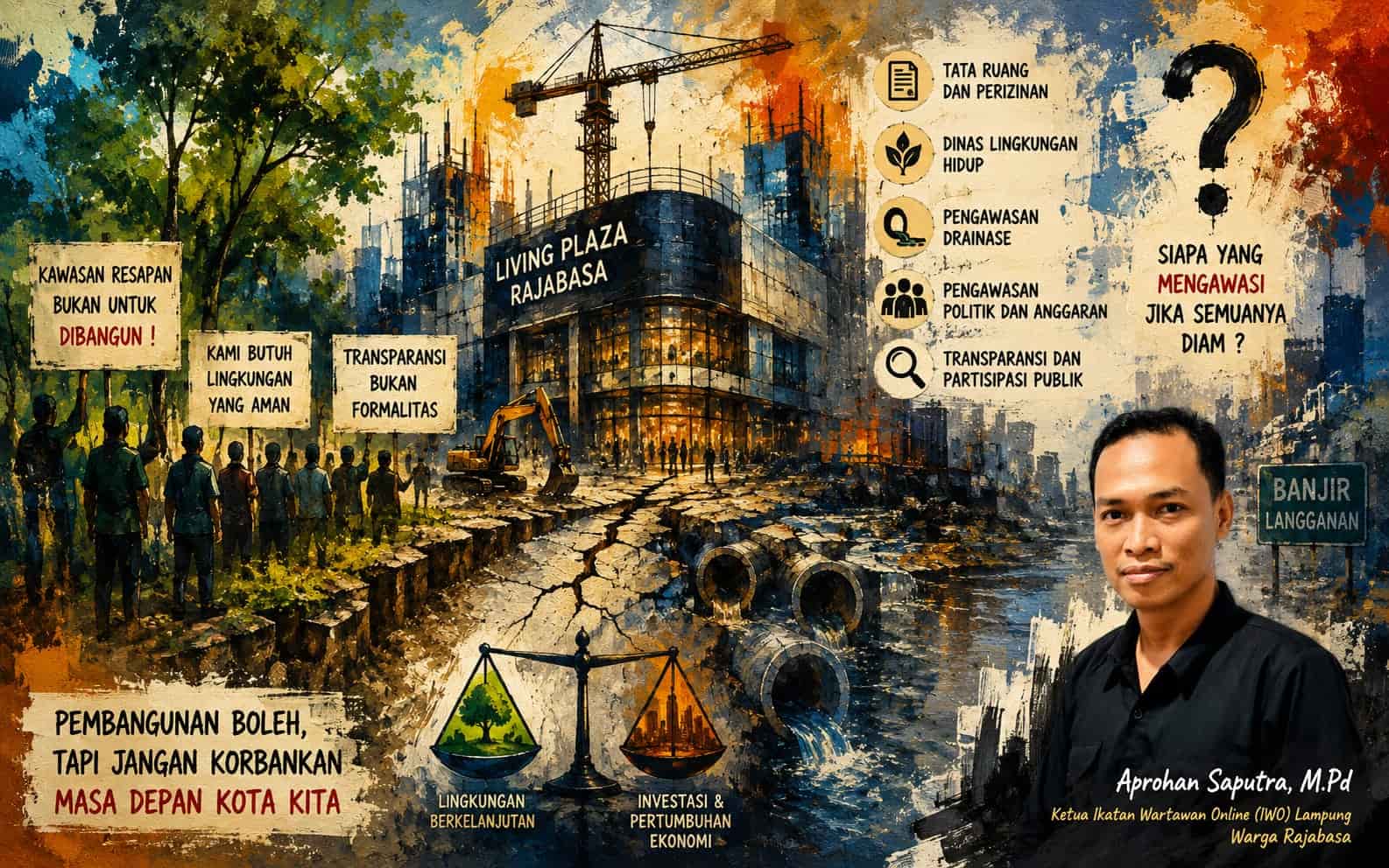 Opini: Living Plaza Rajabasa, Kota yang Dibangun atau Kota yang Perlahan Dikorbankan?