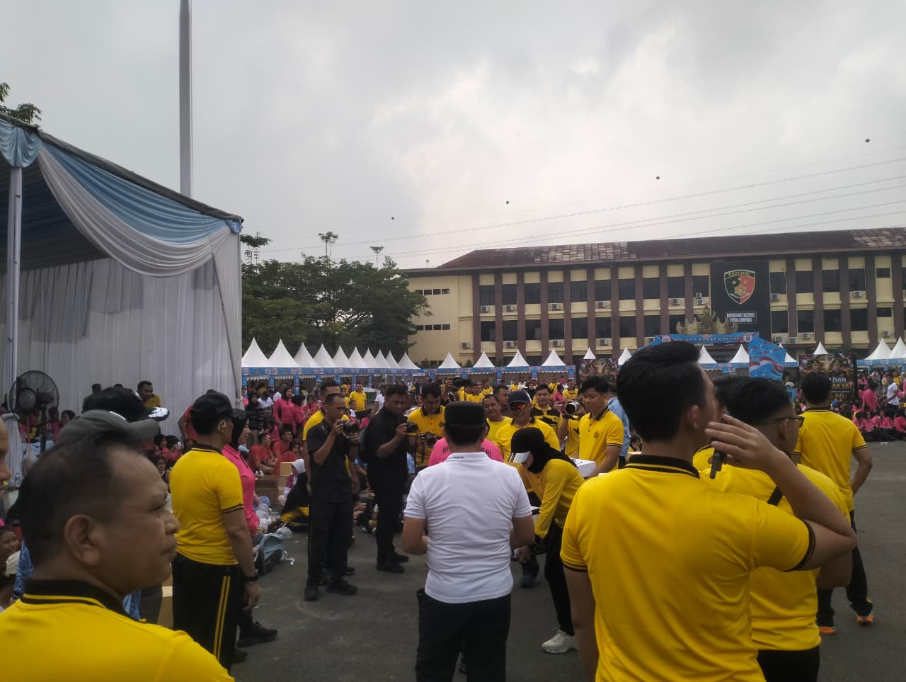 HUT Bhayangkara ke-80, Polda Lampung Gelar Bazar dan Pasar Rakyat