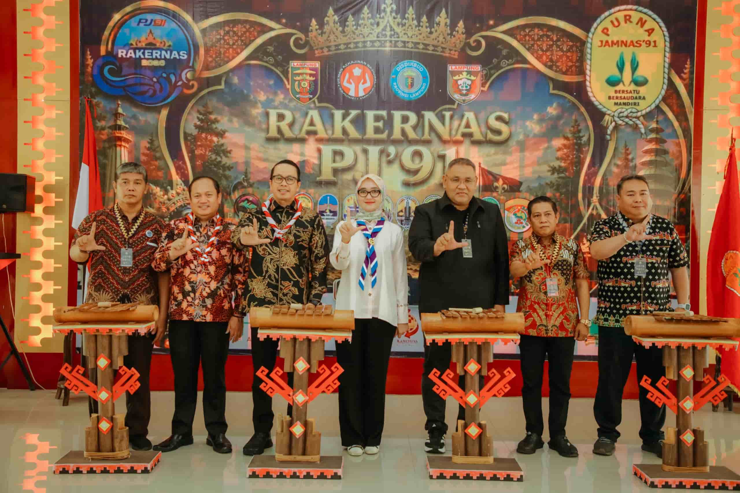 Ketua Kwarda Lampung Dorong Rakernas PJ'91 Hasilkan Rekomendasi Nyata untuk Pembangunan Generasi Muda