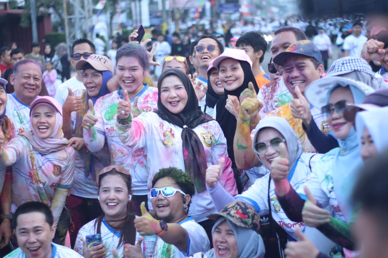 Bandar Lampung Color Run 2026 Warnai Perayaan HUT ke-344 Kota
