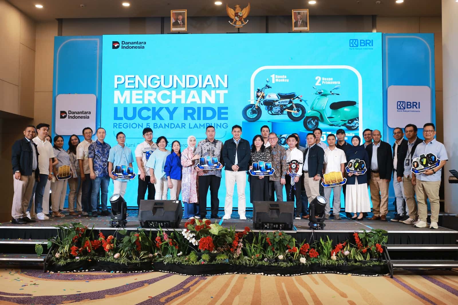 BRI Region 5 Bandar Lampung Apresiasi Mitra Strategis Melalui Intimate Dinner dan Pengumuman Pemenang Merchant