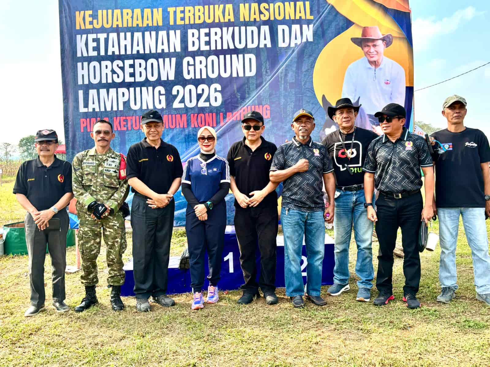 KONI Lampung Gelar Kejurnas Ketahanan Berkuda dan Horsebow, Kota Baru Disiapkan Jadi Sport Center