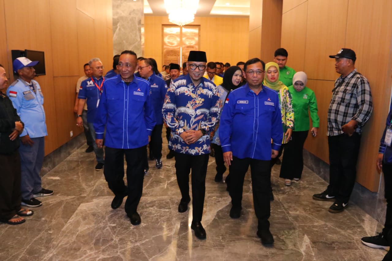 Musda VI Demokrat Lampung Dihadiri Gubernur Mirza dan Sejumlah Petinggi Partai