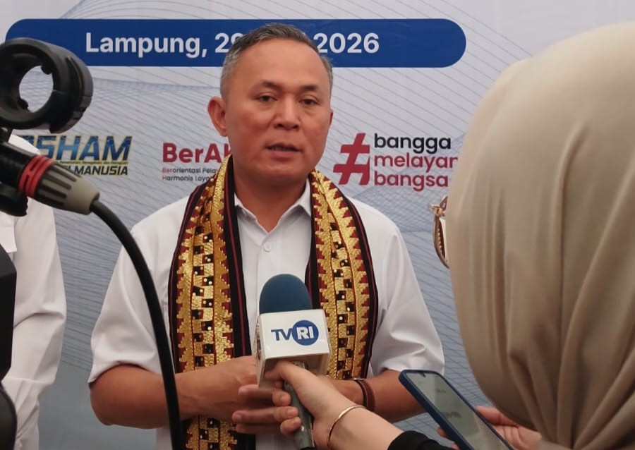 Wamen HAM Mugiyanto Tekankan Partisipasi Publik dalam Revisi UU HAM di Unila