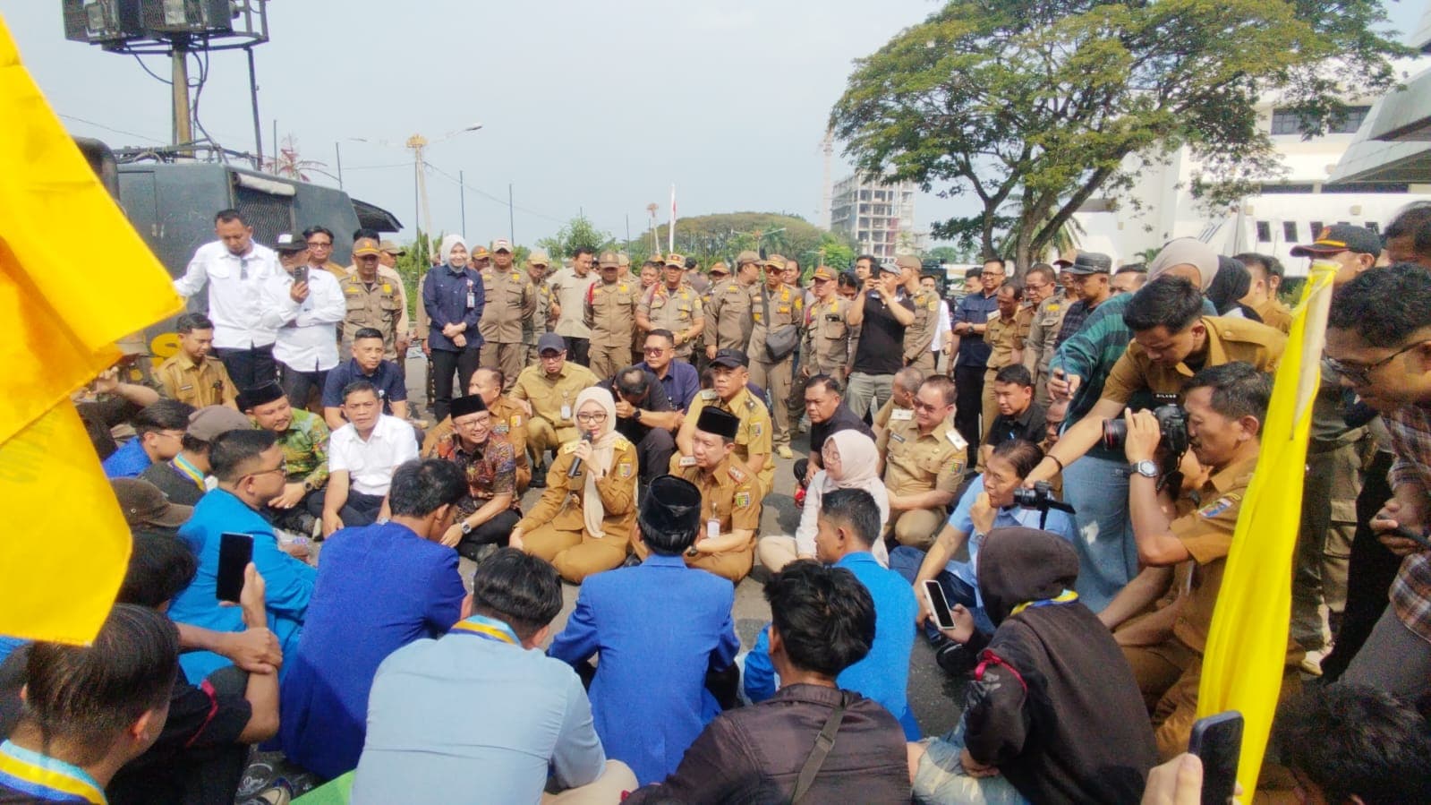 PMII Gelar Aksi Unjuk Rasa di Pemprov - DPRD Lampung