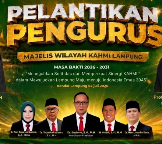 KAHMI dan FORHATI Lampung Siap Dilantik