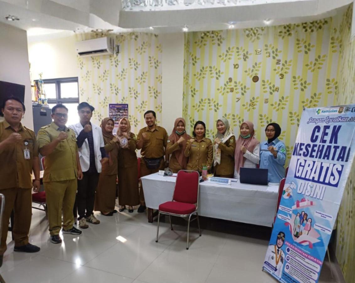 Puskesmas Kampung Sawah Cek Kesehatan Gratis Serentak