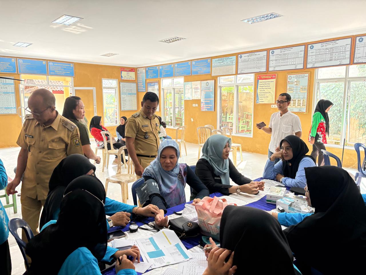 Puskesmas Way Kandis Gelar Cek Kesehatan Gratis Serentak di Kelurahan Way Kandis