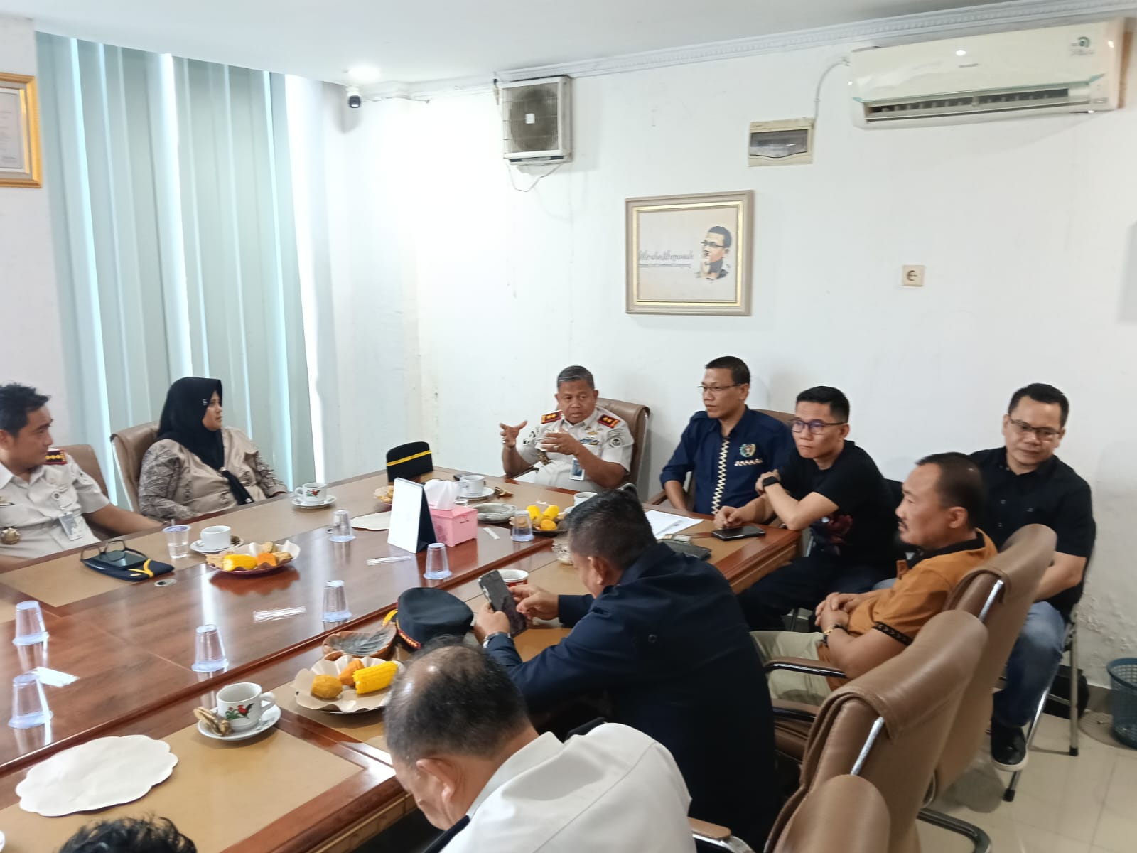 Belajar Hadapi Wartawan, Kakanwil Pemasyarakatan Boyong Kalapas-Karutan ke PWI Lampung