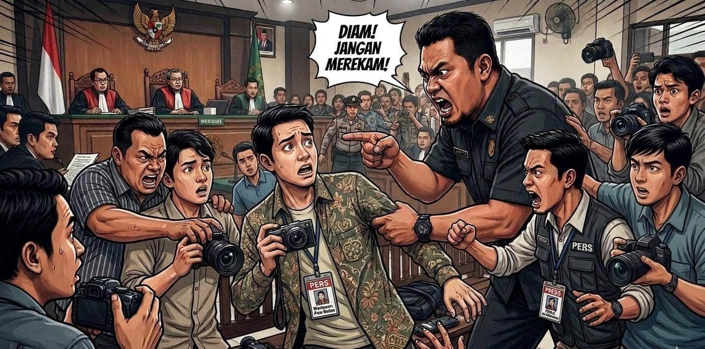 Sidang di PN Balam Rawan Intimidasi