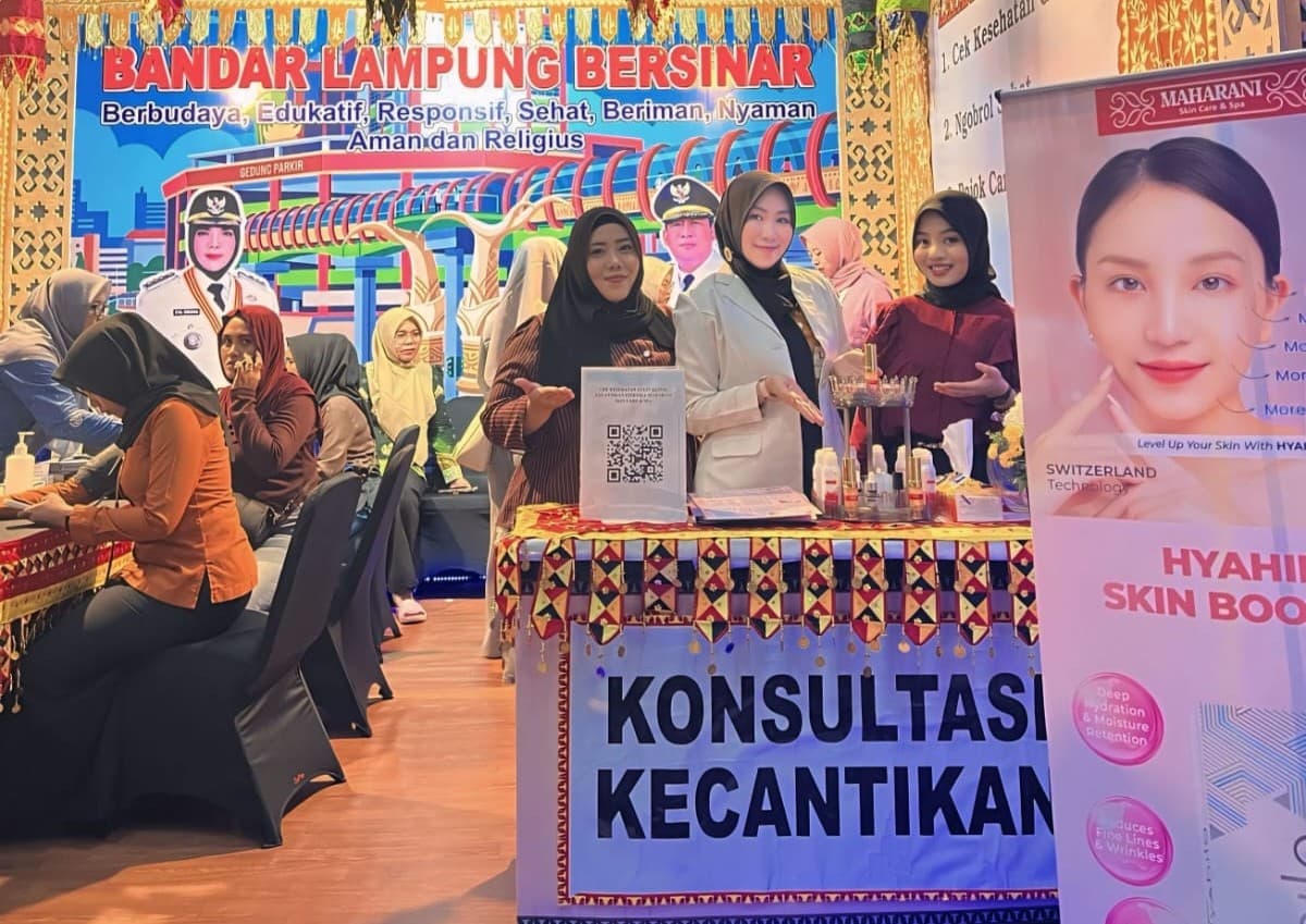 Gandeng Maharani Skincare & SPA, Dinkes Bandar Lampung Berikan Layanan Kesehatan Kulit Gratis di Expo 2026
