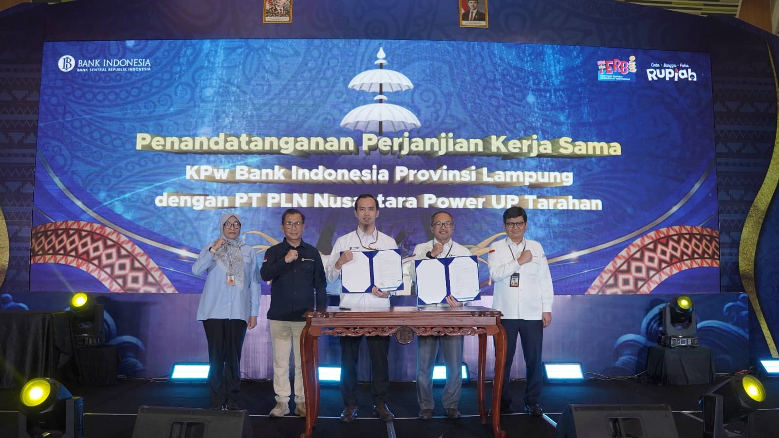 PLTU Tarahan Dan BI Perkuat Program Cofiring Lewat Pemanfaatan LRUK