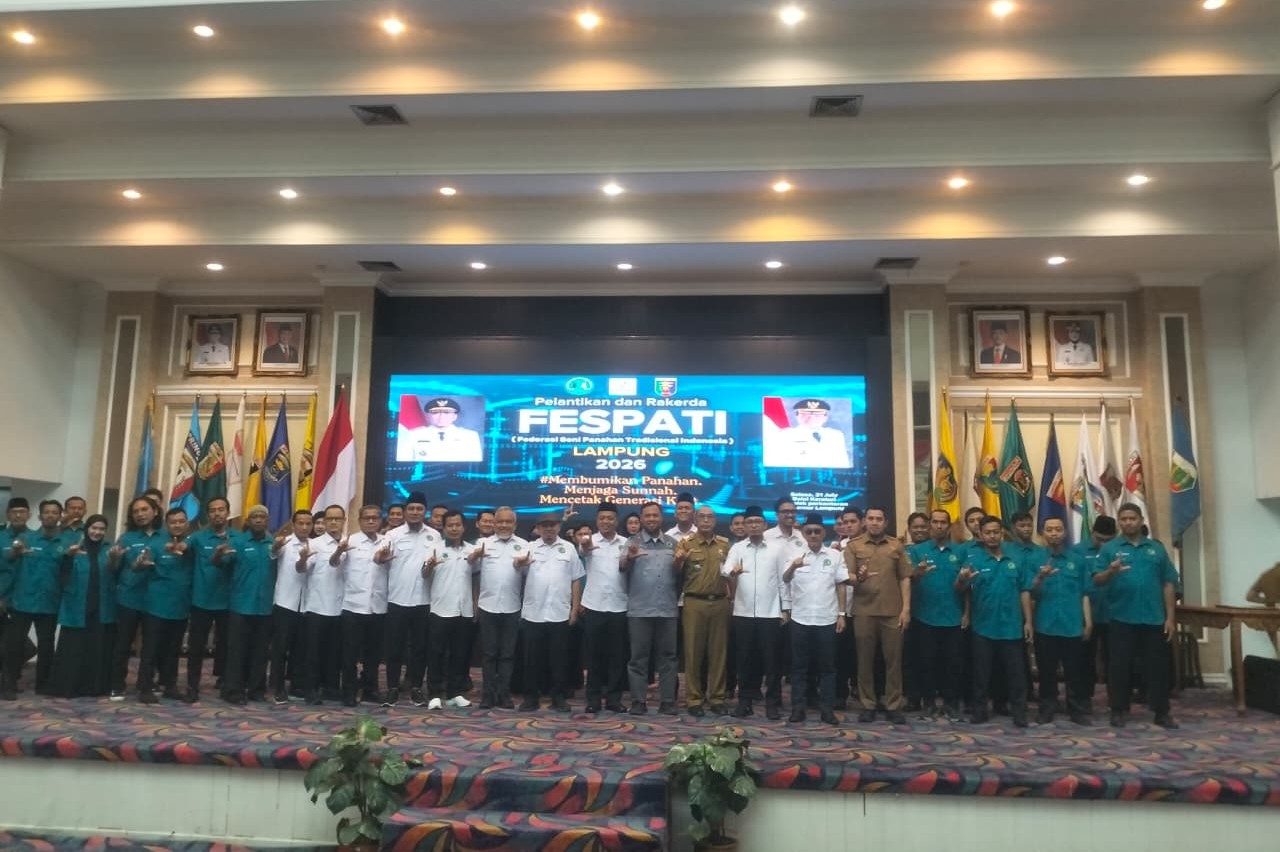Pelantikan dan Rakerda FESPATI Provinsi Lampung