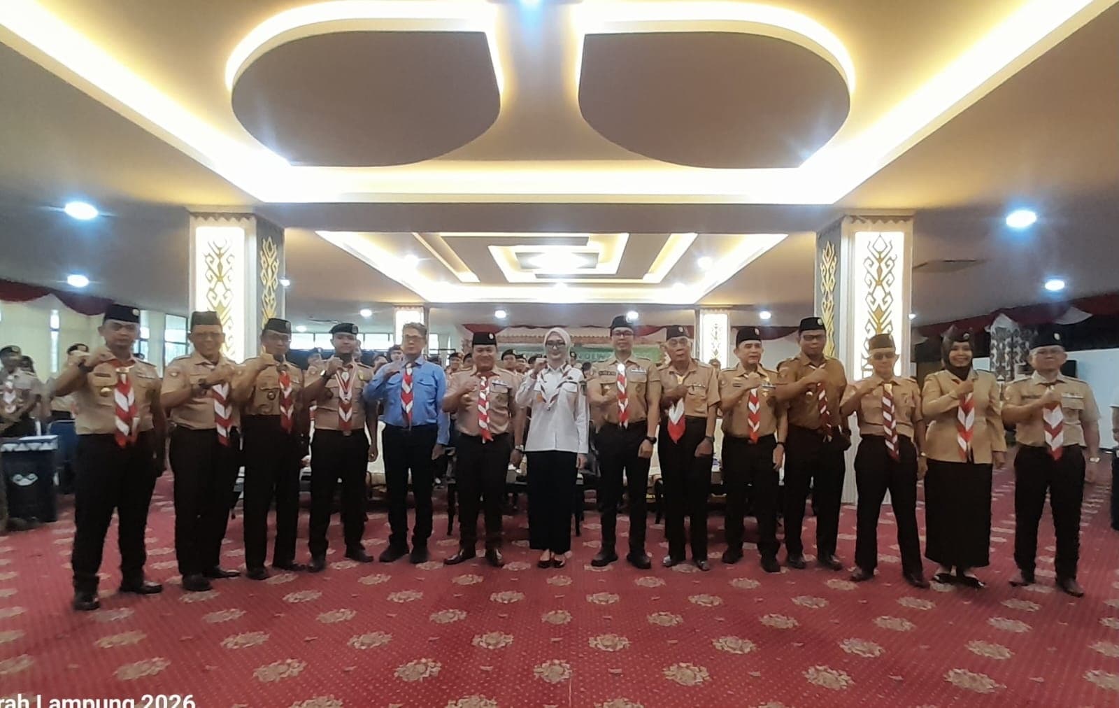 Ketua Kwarda Lampung Buka KPDK 2026, Resmikan Program 