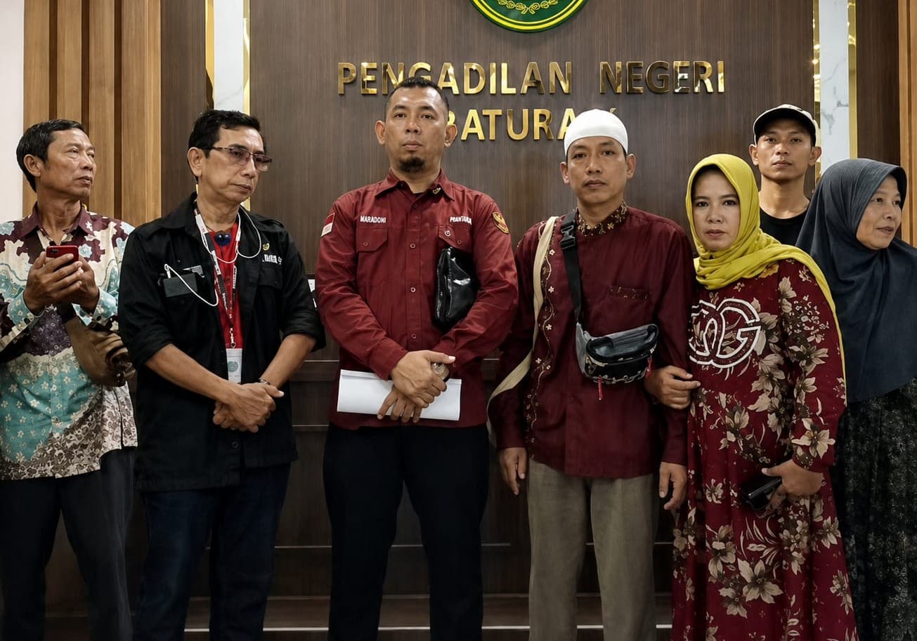 Saidin Bin Suhri dan Merza Baroka Ditahan 2 Bulan, Dugaan Pencurian Buah Sawit di Kebun Sawit Sendiri