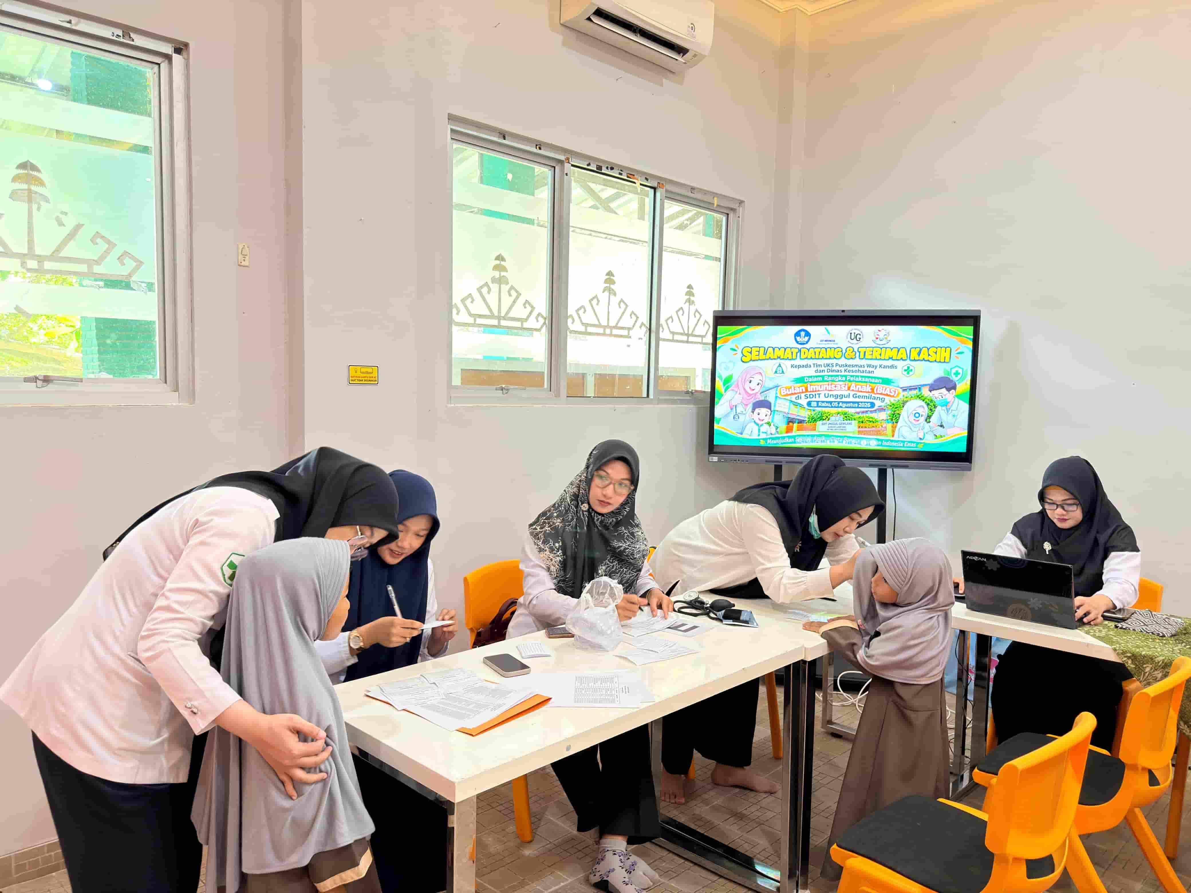 Puskesmas Way Kandis Laksanakan Cek Kesehatan Gratis, BIAS dan POPM