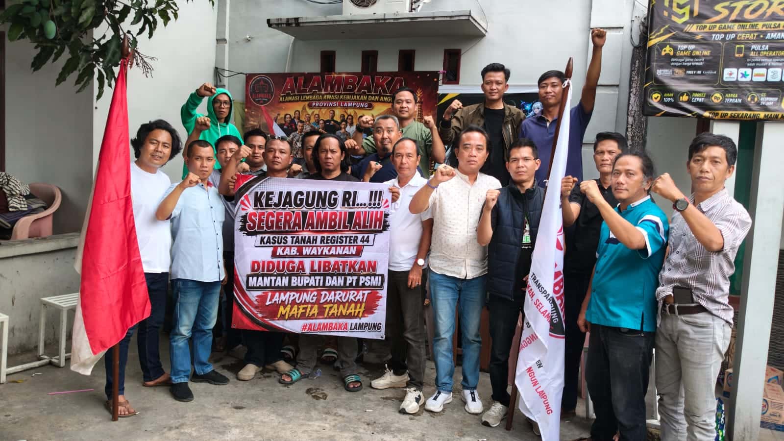 ALAM BAKA Desak Kejagung Tetapkan Tersangka, Bongkar Mafia Tanah di Kawasan Register Way Kanan