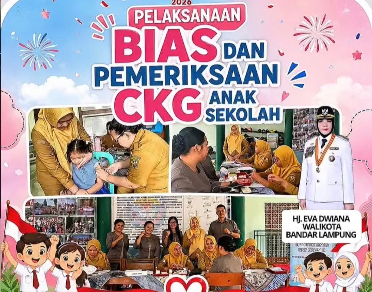 BIAS dan CKG Digelar di SD-SMP Xaverius 4, Puskesmas Way Halim II Perkuat Perlindungan Kesehatan Anak