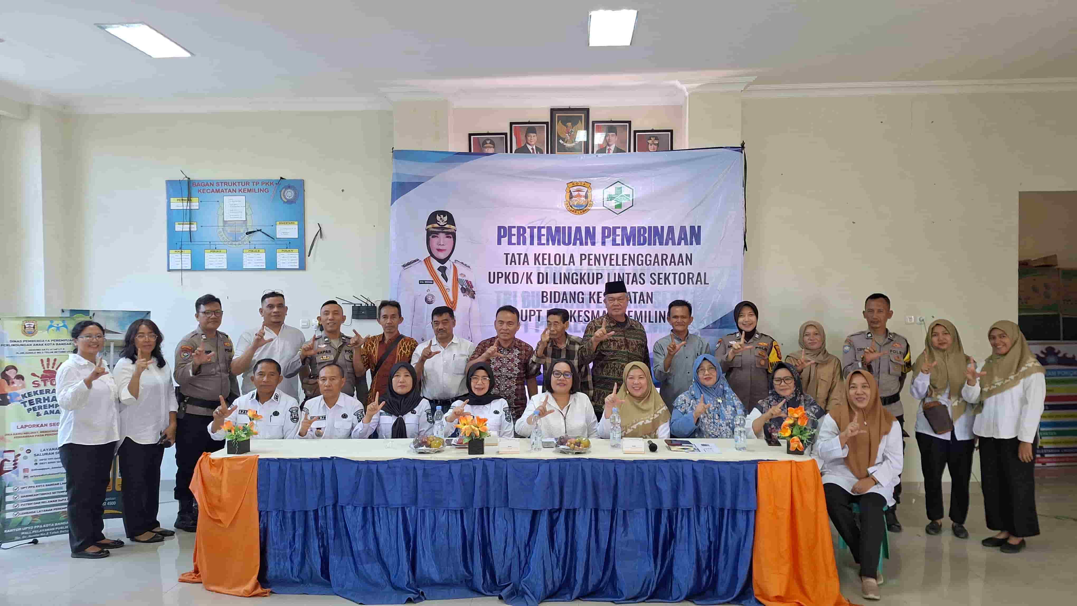 Lokakarya Mini Tribulanan Lintas Sektoral Kecamatan Kemiling Perkuat Sinergi Bidang Kesehatan