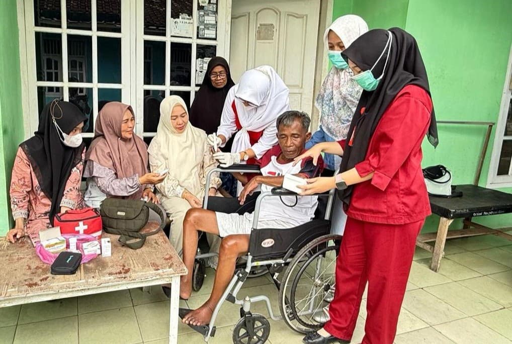 Puskesmas Way Halim II Pantau Lansia Resti dan Berikan Pelayanan Home Care