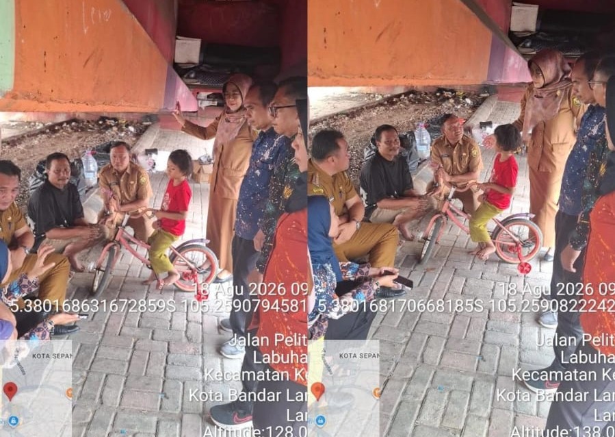 Dinsos Balam Gerak Cepat Bantu Keluarga yang Tinggal di Bawah Flyover