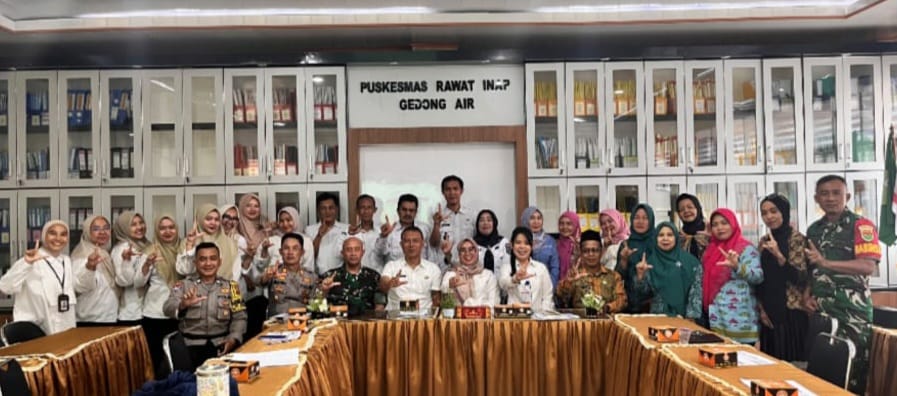 Puskesmas Gedong Air Gelar Lokakarya Mini Lintas Sektor Triwulan III