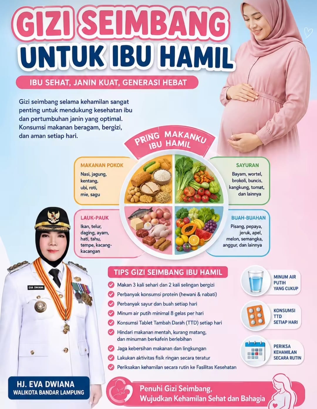 Puskesmas Segala Mider Edukasi Pentingnya Gizi Seimbang bagi Ibu Hamil