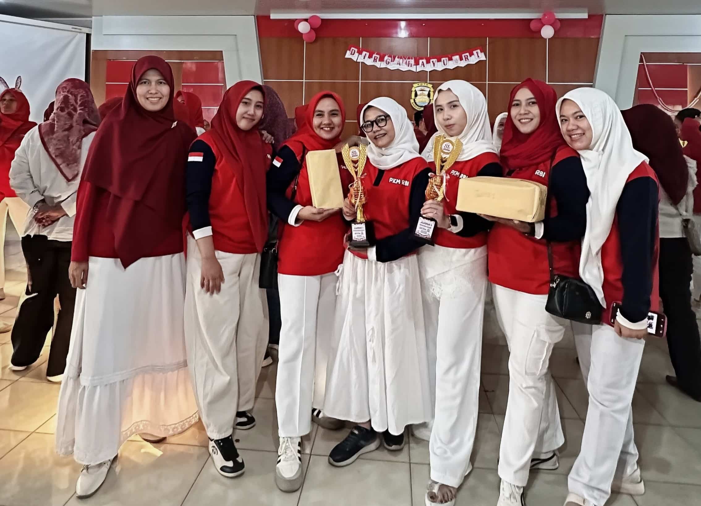 DWP Puskesmas Rajabasa Indah Meriahkan Perlombaan HUT RI ke-81