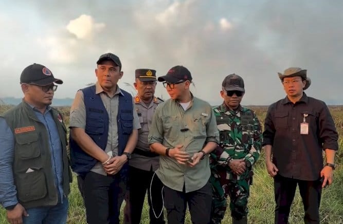 673,4 Hektare TNWK Terbakar, Gubernur Mirza Pastikan Habitat Gajah Aman