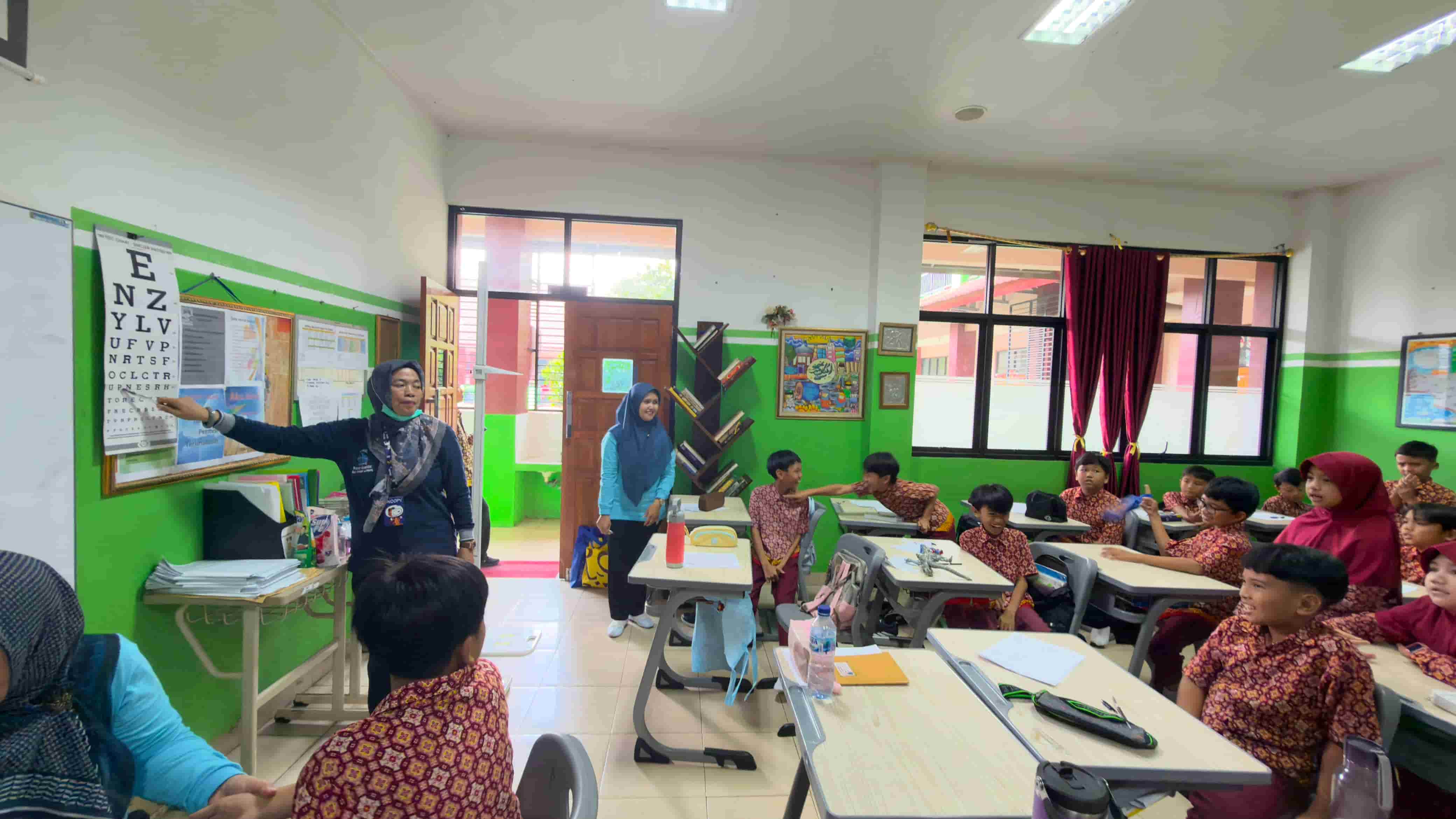 Tim CKG Puskesmas Rajabasa Indah Laksanakan Cek Kesehatan Gratis Anak Sekolah di SD Al Kautsar Bandar Lampung